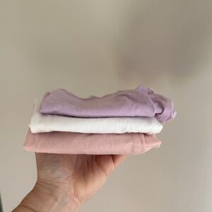 Bundle of 3 H&M Puff Sleeve T-Shirts 3/4T